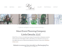 Tablet Screenshot of little-details.net